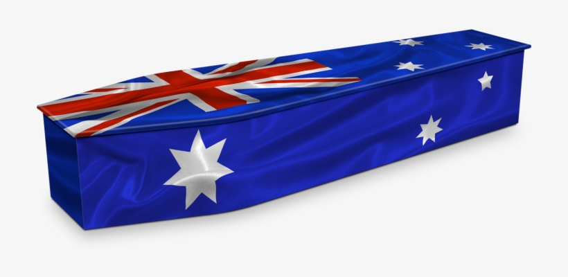Home Coffins Patriotic Australian Flag - Australian Flag On Coffin, transparent png