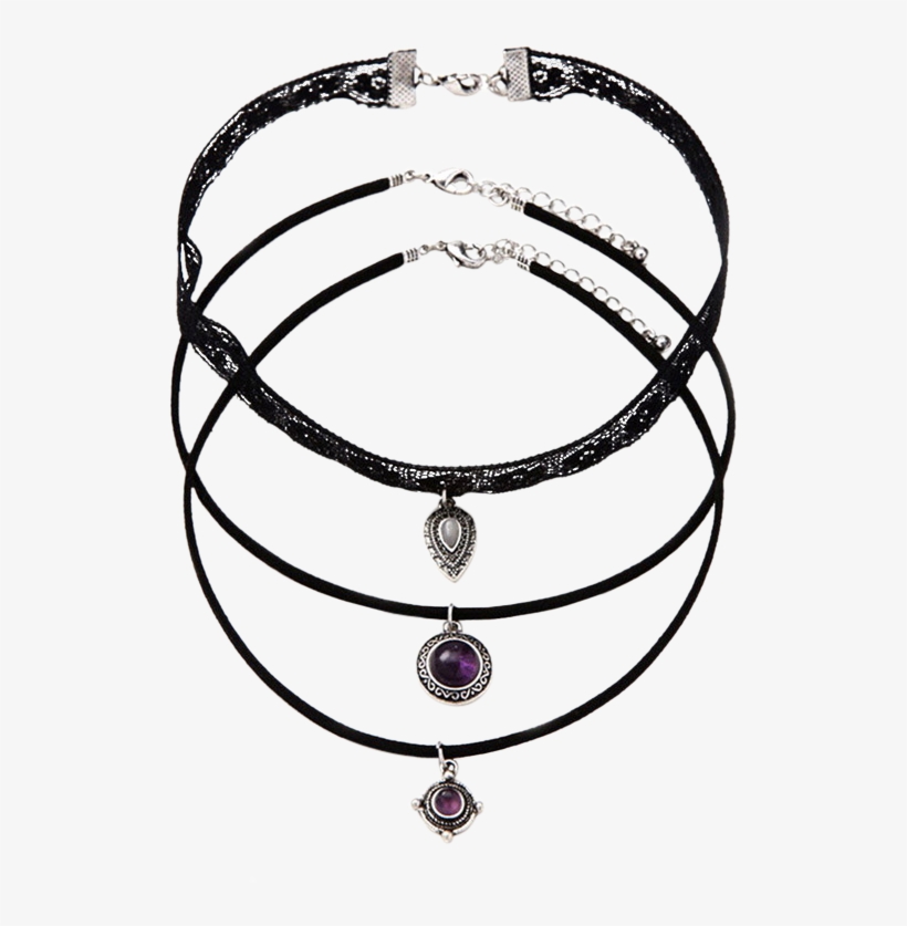 Teardrop Drawing At Getdrawings - 3 Pcs Set Sexy Statement Chokers Necklace, transparent png