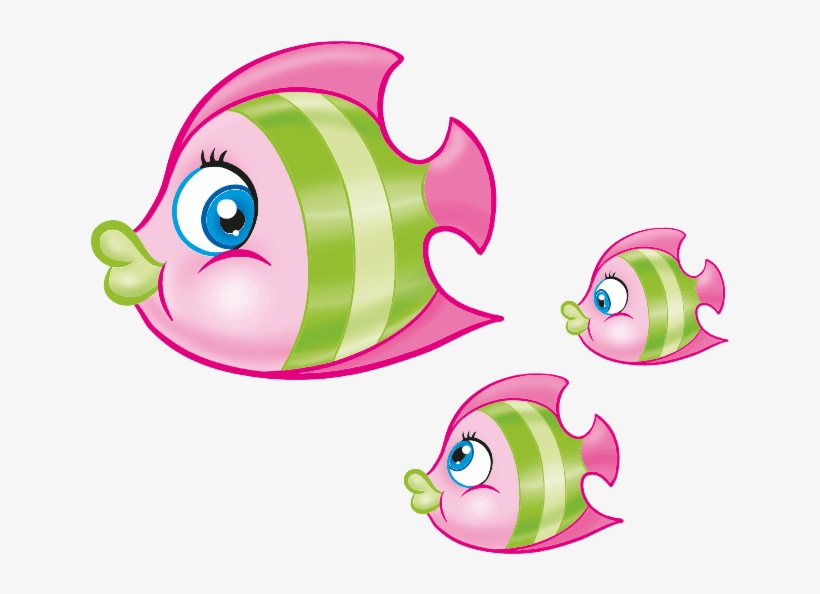 Tropical Fish Wall Decals For Children - Sticker Fish Png, transparent png