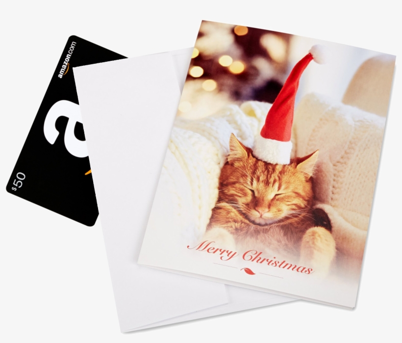 Send A Christmas Card Free With An Amazon Gift Card - Amazon.com Gift Card In A Greeting Card (christmas, transparent png