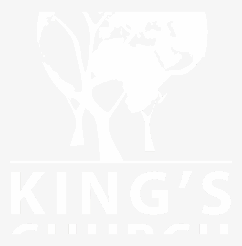 Cropped Kings Church Logo Portrait White1 - Map, transparent png