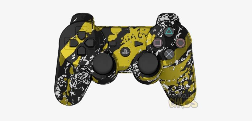 Chrome Gold Splatter - Playstation 3, transparent png