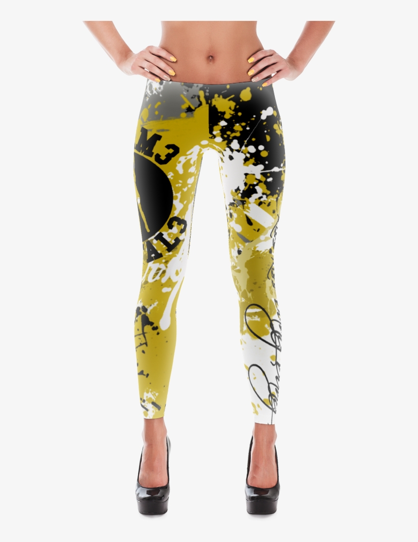 Ff Gold Splatter Leggings - Red Flame Leggings, transparent png