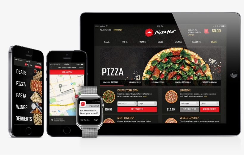 Pizza Hut Ended Up Seeing A 300% Increase In Mobile - Lifeproof Nuud Hd Shield Privacy / Anti-spy Glass Tempered, transparent png