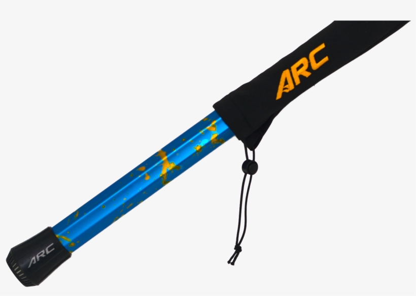 Splatter D-pole Shaft Goldenrod Splatter Blue/gold - Trekking Pole, transparent png