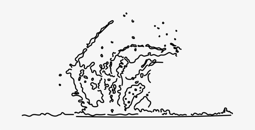 Black And White Water Puddle Drop Png, transparent png