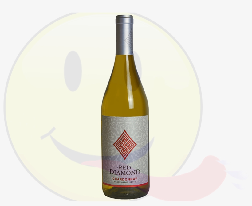 Reddiamond Chardonnay - Glass Bottle, transparent png