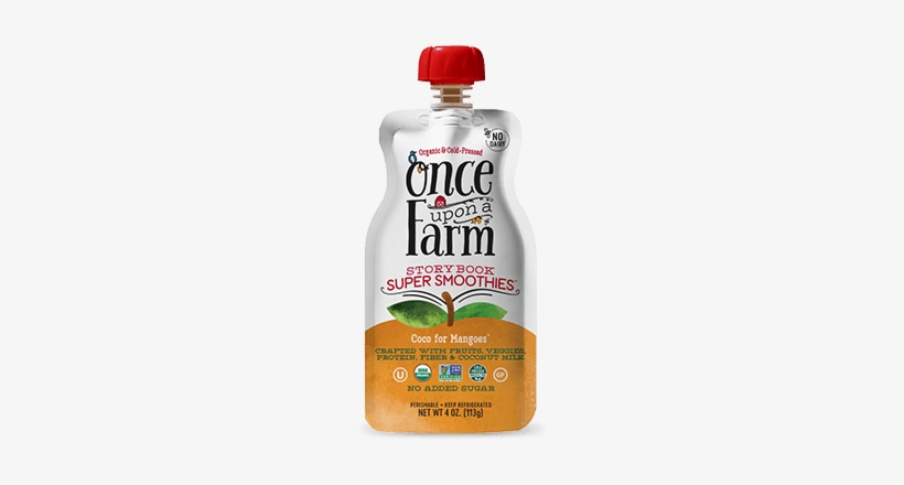 Coco For Mangoes Pouch - Once Upon A Farm Smoothies, transparent png