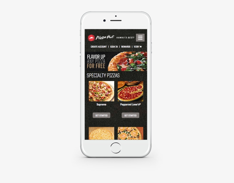 Online And Mobile Orders Have Increased Exponentially - Pizza Hut, transparent png