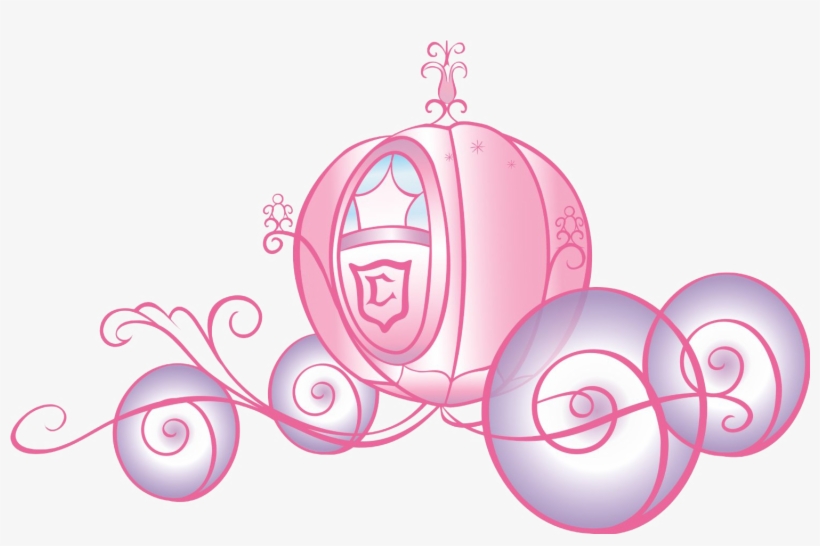 Clip Art Black And White Wall Decal Room Disney Sticker - Cinderella Carriage Clipart, transparent png