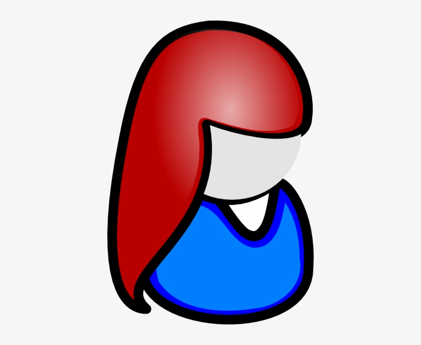 How To Set Use Red Haired Girl Icon Clipart, transparent png