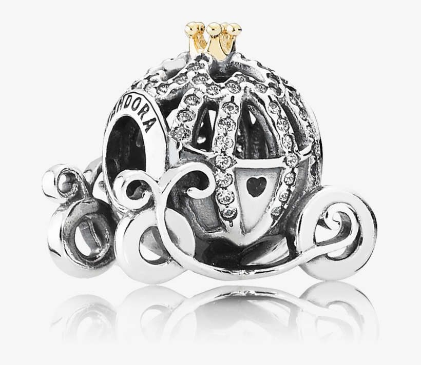 Disney, Cinderella's Pumpkin Coach Charm, Clear Cz - Pandora Disney Cinderella's Pumpkin Coach Charm, transparent png