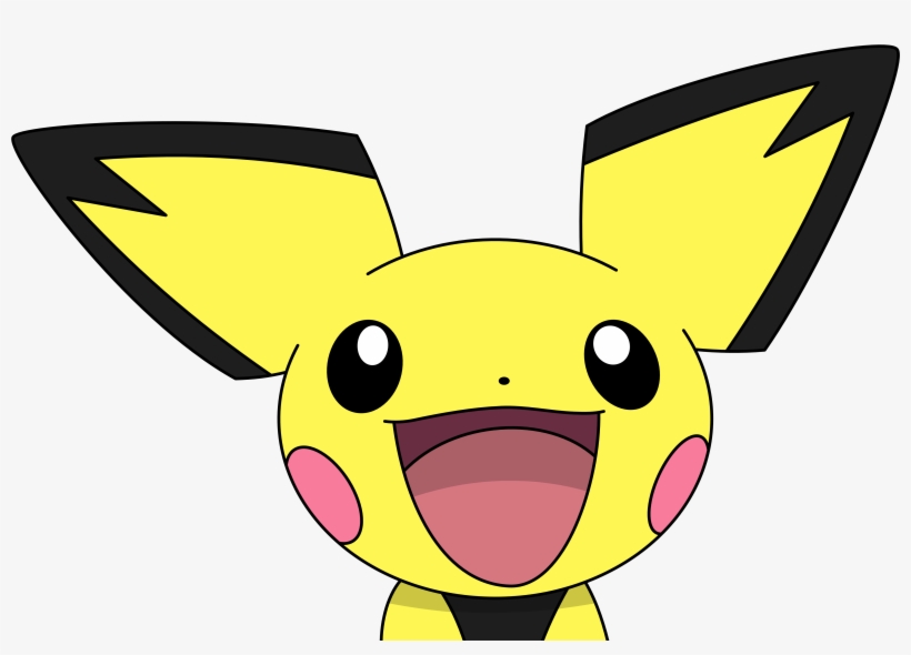 Pichu Cute Face , - Pichu Cute, transparent png