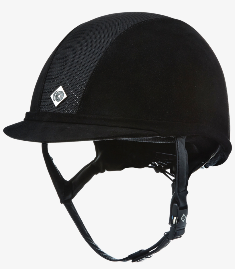 V8 - Charles Owen V8 Riding Hat - Black, transparent png