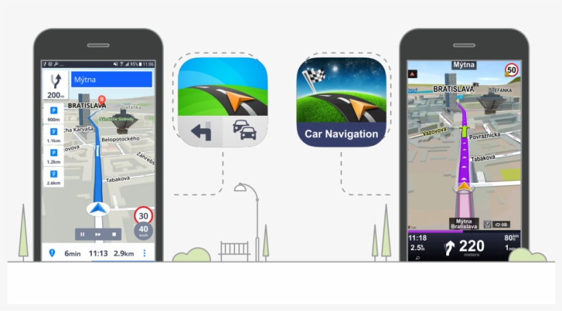 Can I Use Smartphone To Dash Connectivity With Sygic - Sygic, transparent png