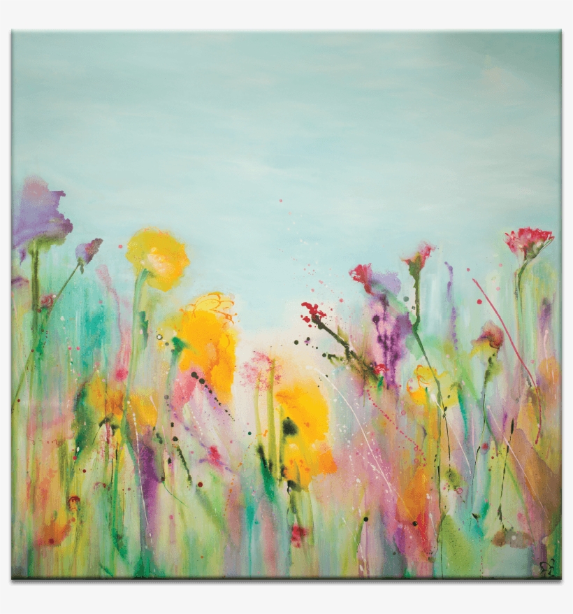 Musical Garden - Canvas Print, transparent png