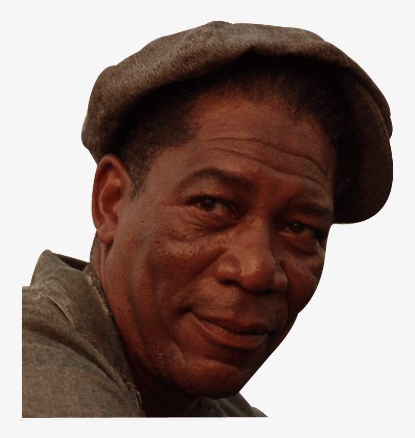 Morgan Freeman Cap Transparent Png Sticker - Shawshank Redemption Red, transparent png