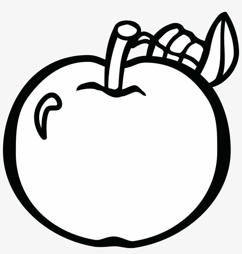 , , - Apples Free Clip Art Black And White, transparent png