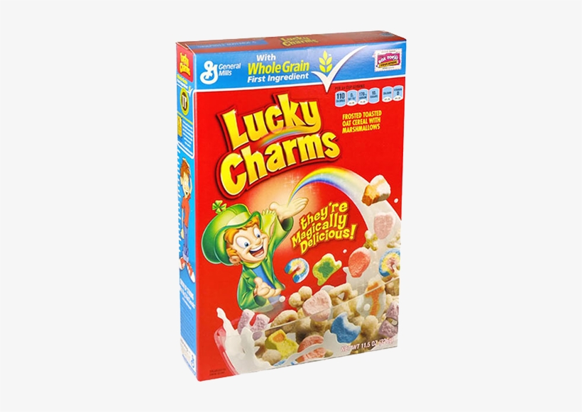 Lucky Charms Cereal, - Lucky Charms They Re Magically Delicious Cereal, transparent png