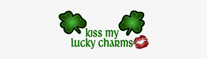 Kiss My Lucky Charms - Red Lips Kiss Women's T-shirt, transparent png