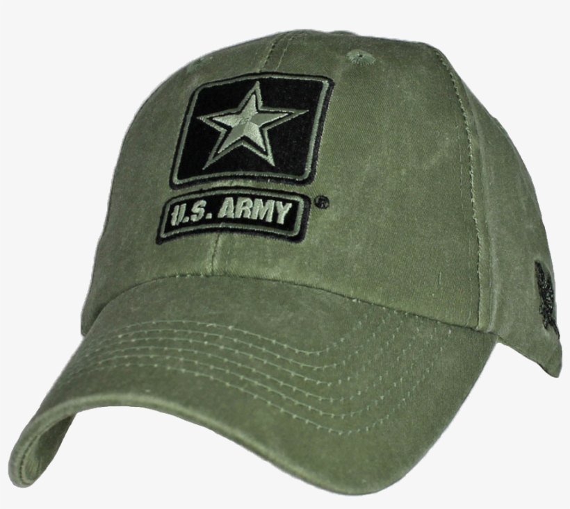 5715 - U - S - Army Cap - Star Logo - Cotton - Olive - Baseball Cap, transparent png
