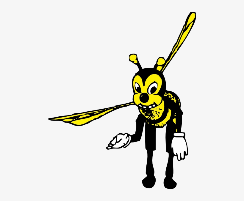 Free Vector Bowing Bee Clip Art, transparent png