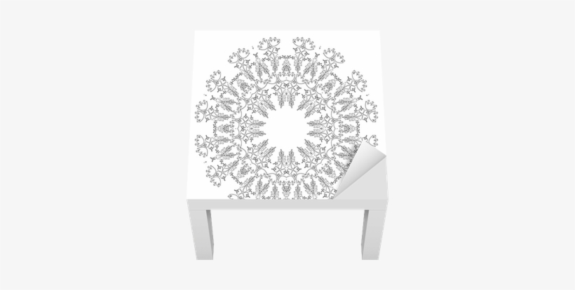 Vector Art Lack Table Veneer • Pixers® • We Live To - Lace, transparent png
