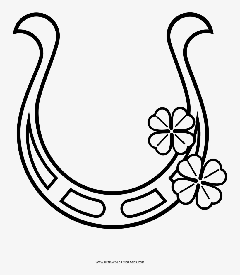 Lucky Charms Coloring Page - Amuleto De La Suerte Para Dibujar, transparent png