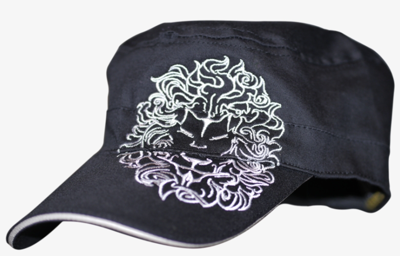 Black Army Cap - Lion, transparent png