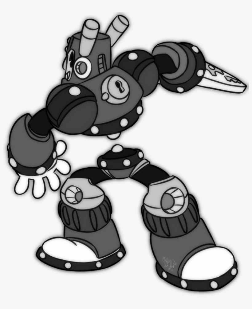 Clip Free Download Rubberhose Butter Knife By Burntbeebs - Rubber Hose Robot, transparent png