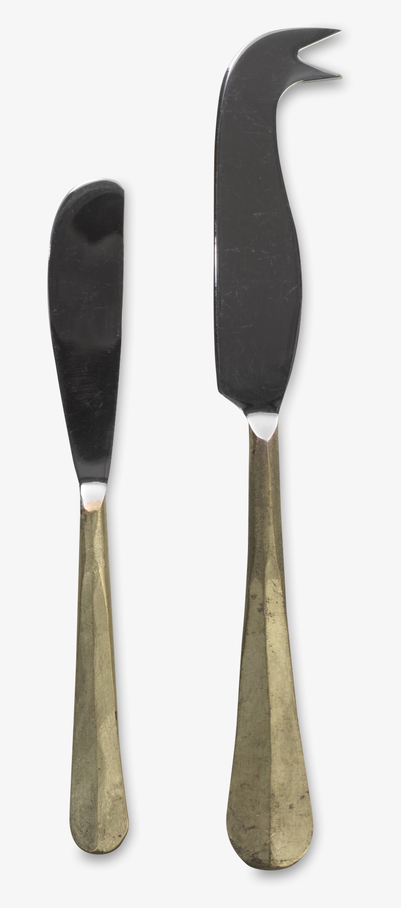 Cheese & Butter Knife Set - Makeup Brushes, transparent png