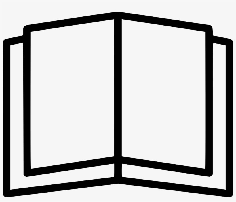 Blank Open Book - Royalty Free Book Icon, transparent png