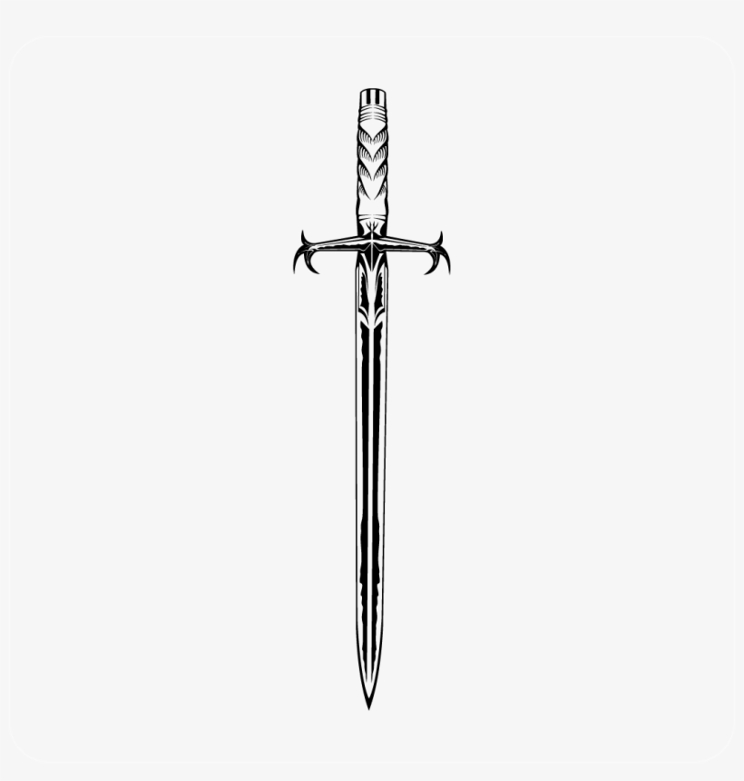 Medieval Sword Decal Style - Newtrendy Freistehende Wannenmischer Hudson Modell, transparent png