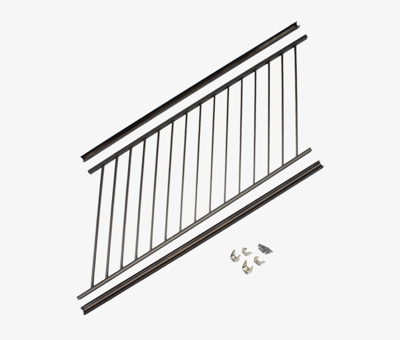 Harmony Railing 36 X 8 Stair Railing Black - Stair Railing Png, transparent png