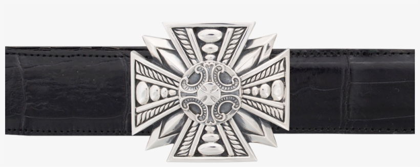 Jeff Deegan Maltese Cross 1 1/2" Trophy Buckle - Belt, transparent png