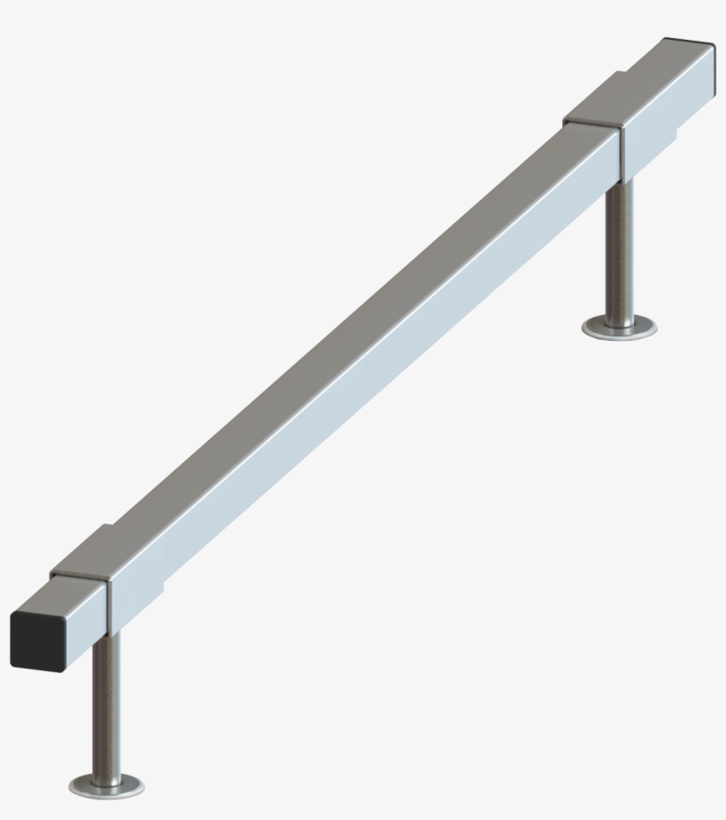 Cartstop Stainless Steel Square Rail - Mccue Corporation, transparent png