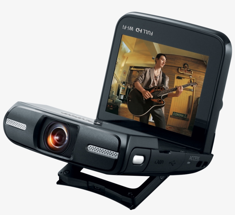 Canon Announces Unique Vixia Mini Camcorder With Fisheye - Canon Vixia Mini, transparent png