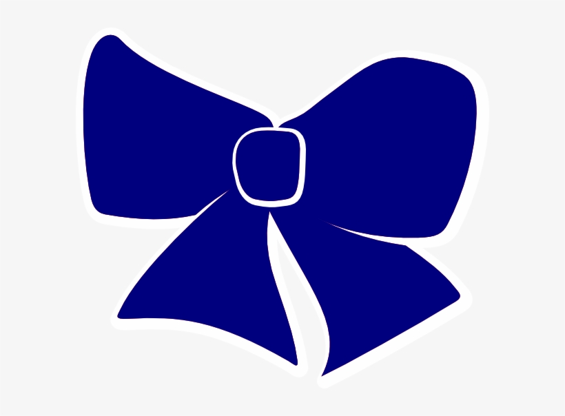 Blue Bow Clip Art At Clipart - Blue Bow Clipart, transparent png