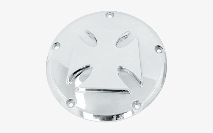 This Chrome Plated Derby Cover Features A Large Maltese - Chrome Plating, transparent png