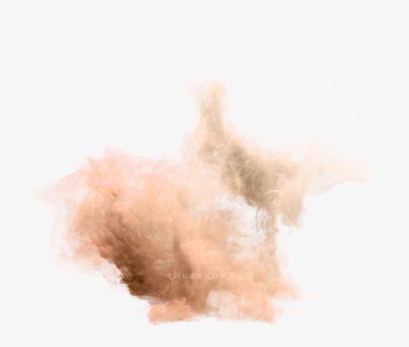 Orange Smoke Clouds Ftestickers - Smoke Clouds, transparent png