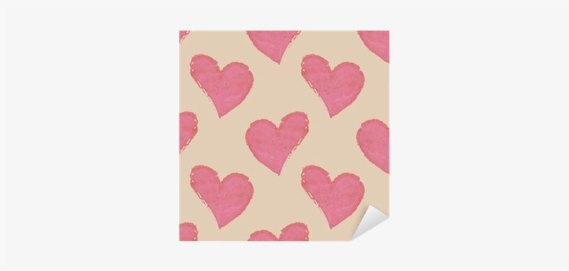 Heart Seamless Pattern - Yellow, transparent png