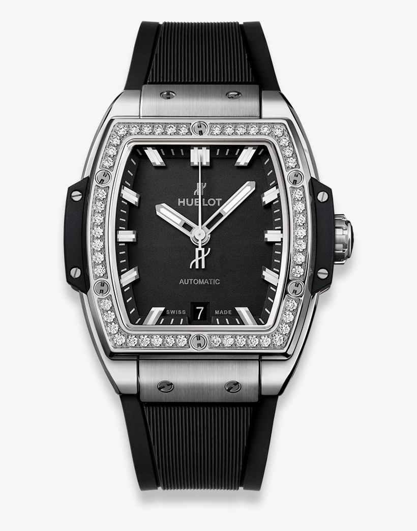 Spirit Of Big Bang Titanium Diamonds - Hublot 525 Nx 0170 Rx Orl18, transparent png