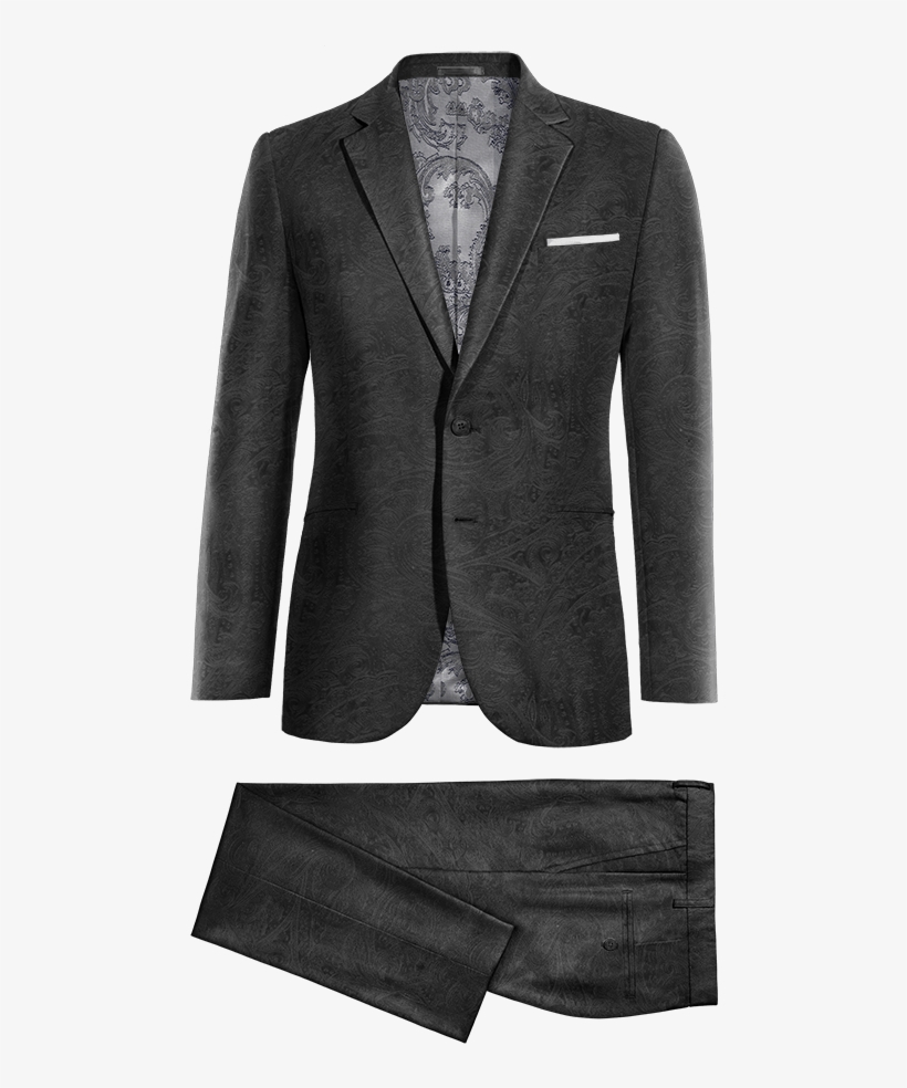 New Grey Wool Blend Suit - Mens Double Breasted Navy Suits, transparent png