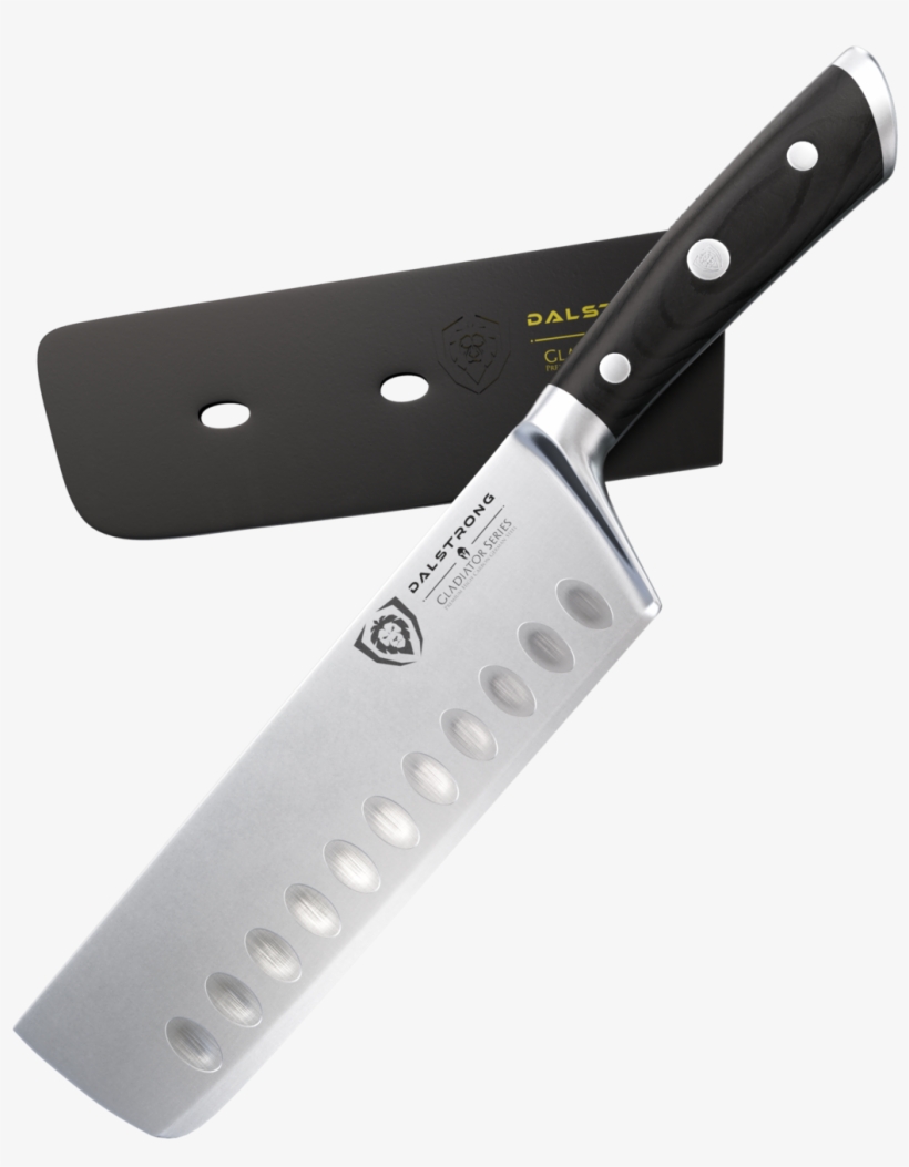 Gladiator Series 7-in Nakiri - Dalstrong Inc. Dalstrong Nakiri Asian Vegetable Knife, transparent png
