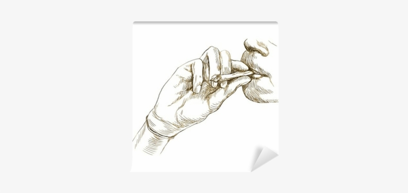 Smoking Marijuana Joint - Hemos Para Dibujar Fumando, transparent png
