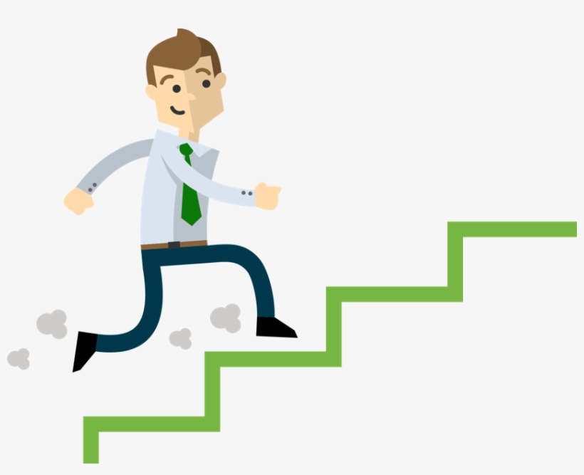 Step Png - Cartoons Job Promotion, transparent png