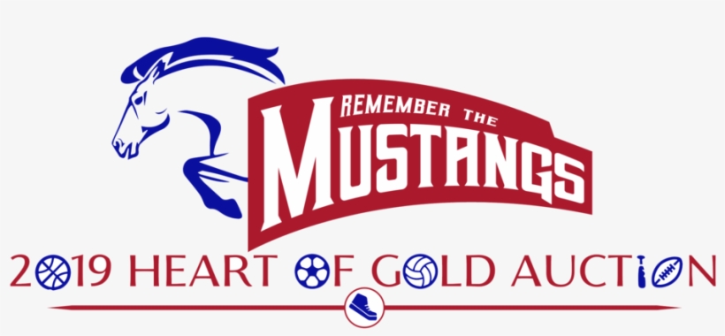 Mis Auction Mustang Logo - Black And White, transparent png