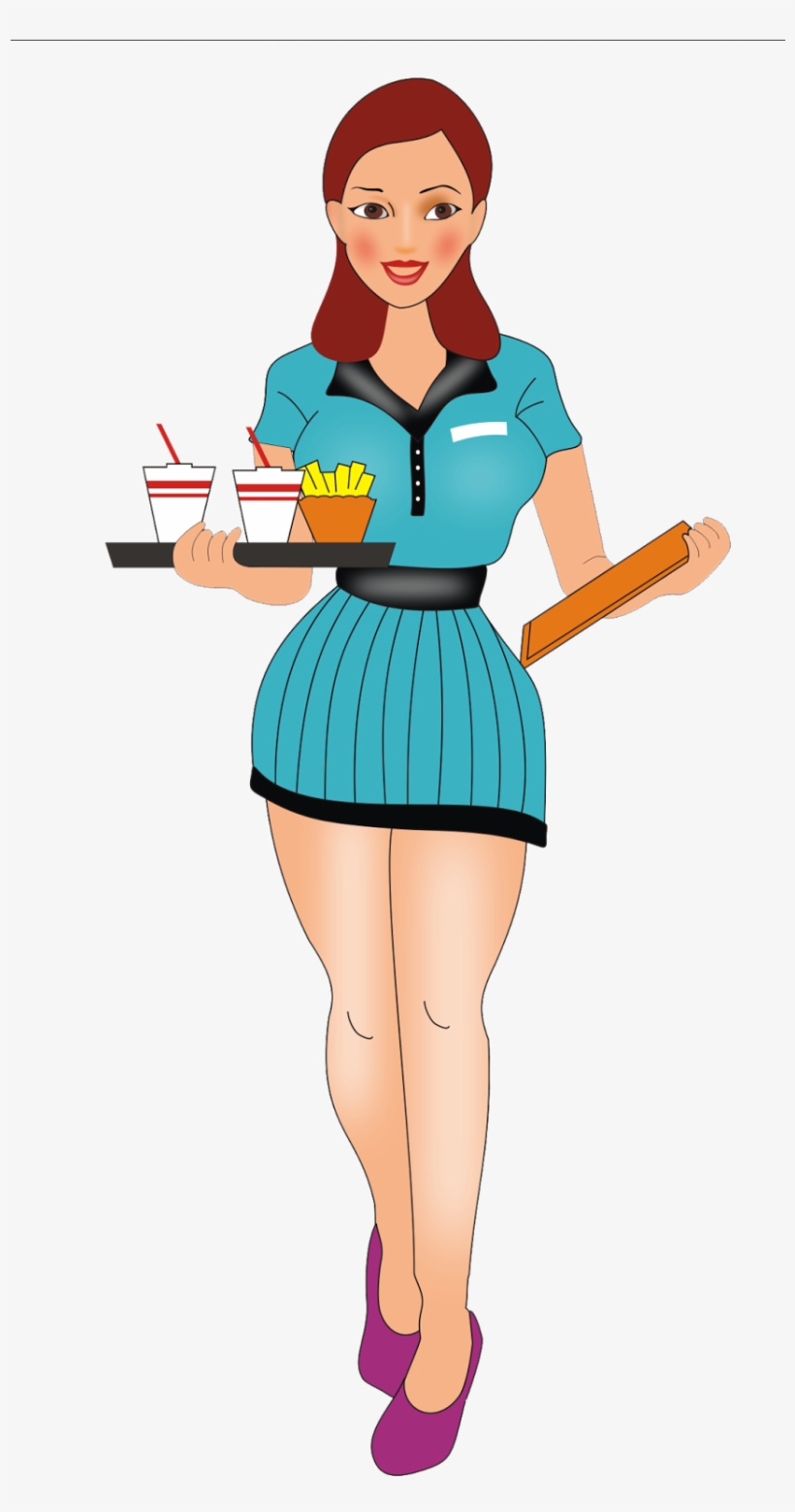 Jpg Transparent Download Cartoon Group Free Download - Waitress Wanted, transparent png