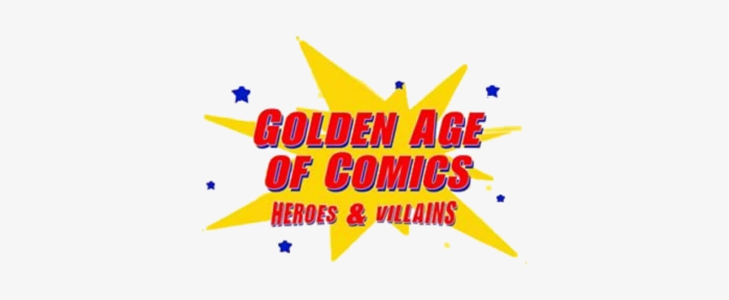 Golden Age Of Comics Heroes & Villains Cards - Comics, transparent png