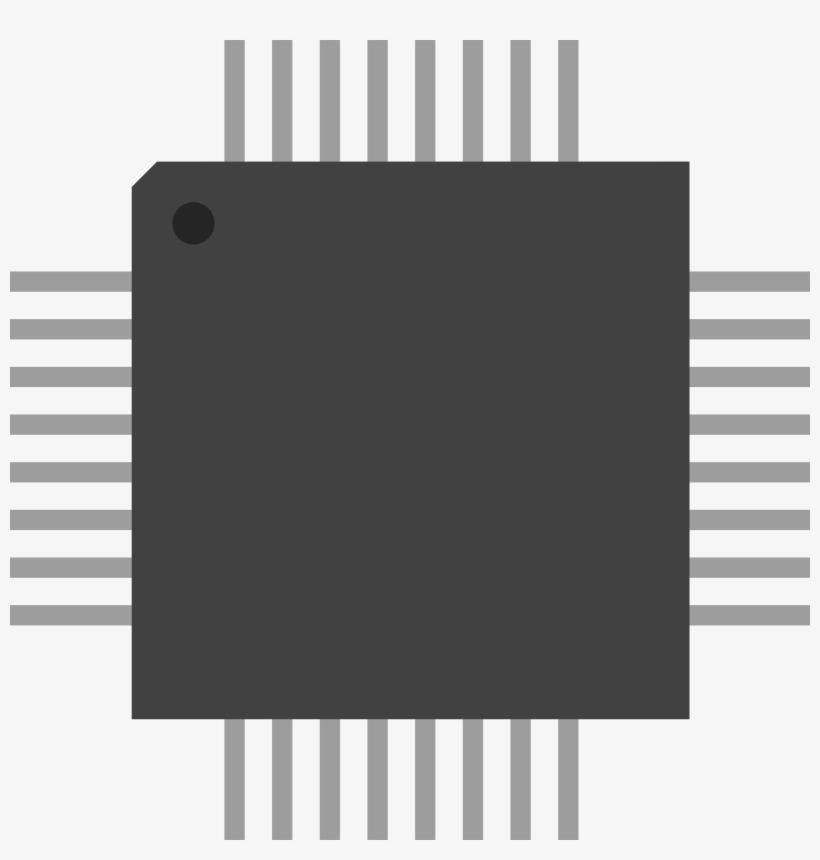 This Free Icons Png Design Of Generic Smd Tqfp32 Ic, transparent png